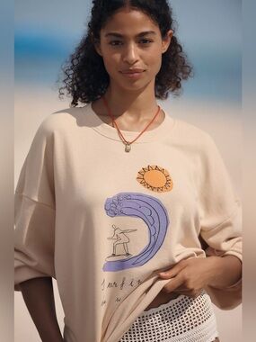 Anthropologie Celandine x Holly Francesca Sweatshirt
